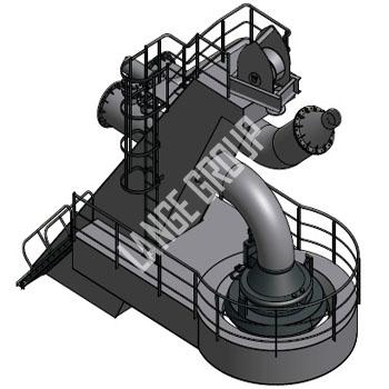 dredge bow coupling