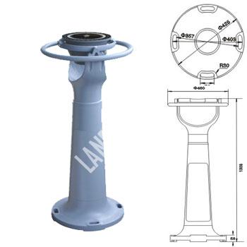 Vertical type repeater support