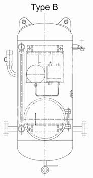 Sea water hydrophore