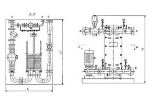 Plate heat exchanger unit