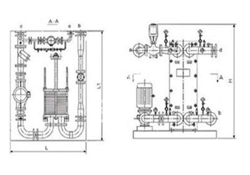 Plate heat exchanger unit