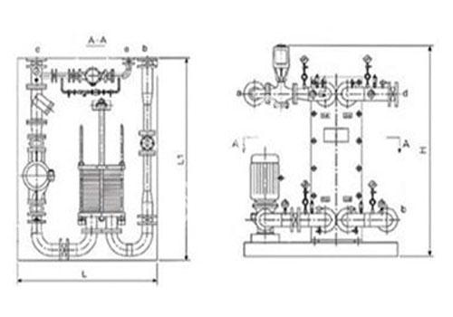 Plate heat exchanger unit