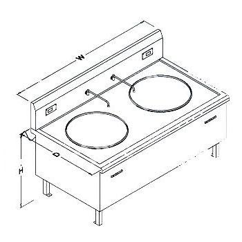 Marine Large Electromagnetic Stove