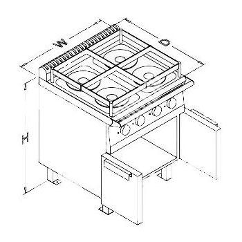 Marine Cooking Range