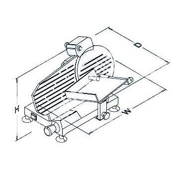 Marine meat slicer