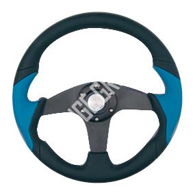 Leather steering wheel