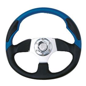 Leather steering wheel