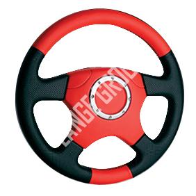 Leather steering wheel