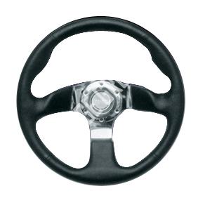 Leather steering wheel